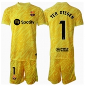 Barcelona Ter Stegen #1 Keeper Thuis tenue Kids 2024-25 Korte Mouwen (+ broek)