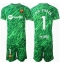 Barcelona Ter Stegen #1 Keeper Uit tenue Kids 2024-25 Korte Mouwen (+ broek)