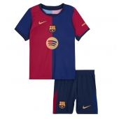 Barcelona Thuis tenue Kids 2024-25 Korte Mouwen (+ broek)