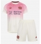 Bayer Leverkusen Eliesse Ben Seghir #17 Uit tenue Kids 2025-26 Korte Mouwen (+ broek)