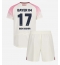 Bayer Leverkusen Eliesse Ben Seghir #17 Uit tenue Kids 2025-26 Korte Mouwen (+ broek)
