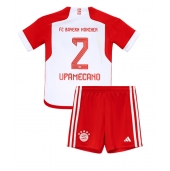 Bayern Munich Dayot Upamecano #2 Thuis tenue Kids 2023-24 Korte Mouwen (+ broek)