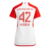 Bayern Munich Jamal Musiala #42 Thuis tenue Dames 2023-24 Korte Mouwen