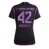 Bayern Munich Jamal Musiala #42 Uit tenue Dames 2023-24 Korte Mouwen