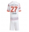 Bayern Munich Konrad Laimer #27 Uit tenue Kids 2025-26 Korte Mouwen (+ broek)