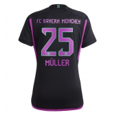 Bayern Munich Thomas Muller #25 Uit tenue Dames 2023-24 Korte Mouwen