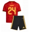 België Amadou Onana #24 Thuis tenue Kids WK 2026 Korte Mouwen (+ broek)