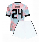 België Amadou Onana #24 Uit tenue Kids WK 2026 Korte Mouwen (+ broek)