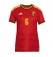 België Axel Witsel #6 Thuis tenue Dames WK 2026 Korte Mouwen