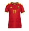 België Charles De Ketelaere #17 Thuis tenue Dames WK 2026 Korte Mouwen