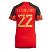 België Charles De Ketelaere #22 Thuis tenue Dames WK 2022 Korte Mouwen