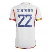 België Charles De Ketelaere #22 Uit tenue WK 2022 Korte Mouwen