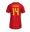 België Dodi Lukebakio #14 Thuis tenue Dames WK 2026 Korte Mouwen