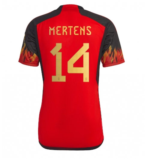 België Dries Mertens #14 Thuis tenue WK 2022 Korte Mouwen