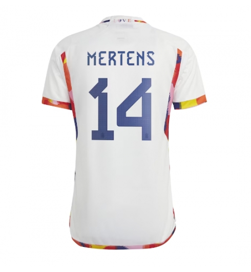 België Dries Mertens #14 Uit tenue WK 2022 Korte Mouwen