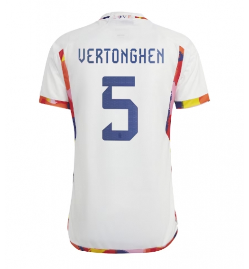 België Jan Vertonghen #5 Uit tenue WK 2022 Korte Mouwen