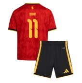 België Jeremy Doku #11 Thuis tenue Kids WK 2026 Korte Mouwen (+ broek)