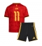 België Jeremy Doku #11 Thuis tenue Kids WK 2026 Korte Mouwen (+ broek)