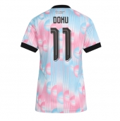 België Jeremy Doku #11 Uit tenue Dames WK 2026 Korte Mouwen