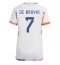 België Kevin De Bruyne #7 Uit tenue Dames WK 2022 Korte Mouwen