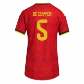 België Maxim De Cuyper #5 Thuis tenue Dames WK 2026 Korte Mouwen