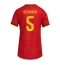 België Maxim De Cuyper #5 Thuis tenue Dames WK 2026 Korte Mouwen