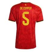 België Maxim De Cuyper #5 Thuis tenue WK 2026 Korte Mouwen