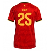 België Nathan Ngoy #25 Thuis tenue Dames WK 2026 Korte Mouwen