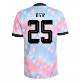 België Nathan Ngoy #25 Uit tenue WK 2026 Korte Mouwen