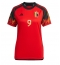 België Romelu Lukaku #9 Thuis tenue Dames WK 2022 Korte Mouwen