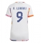 België Romelu Lukaku #9 Uit tenue Dames WK 2022 Korte Mouwen