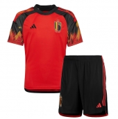 België Thuis tenue Kids WK 2022 Korte Mouwen (+ broek)