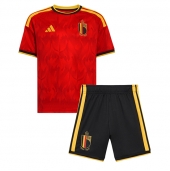 België Thuis tenue Kids WK 2026 Korte Mouwen (+ broek)