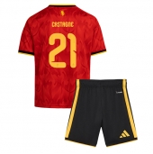 België Timothy Castagne #21 Thuis tenue Kids WK 2026 Korte Mouwen (+ broek)
