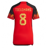 België Youri Tielemans #8 Thuis tenue Dames WK 2022 Korte Mouwen
