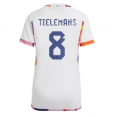 België Youri Tielemans #8 Uit tenue Dames WK 2022 Korte Mouwen
