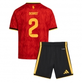 België Zeno Debast #2 Thuis tenue Kids WK 2026 Korte Mouwen (+ broek)