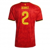 België Zeno Debast #2 Thuis tenue WK 2026 Korte Mouwen
