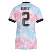 België Zeno Debast #2 Uit tenue Dames WK 2026 Korte Mouwen