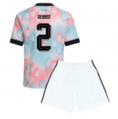 België Zeno Debast #2 Uit tenue Kids WK 2026 Korte Mouwen (+ broek)