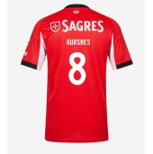 Benfica Fredrik Aursnes #8 Thuis tenue 2025-26 Korte Mouwen