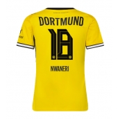 Borussia Dortmund Ethan Nwaneri #18 Thuis tenue Dames 2026-27 Korte Mouwen