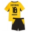 Borussia Dortmund Ethan Nwaneri #18 Thuis tenue Kids 2026-27 Korte Mouwen (+ broek)