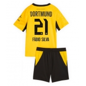 Borussia Dortmund Fabio Silva #21 Thuis tenue Kids 2026-27 Korte Mouwen (+ broek)