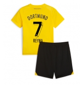 Borussia Dortmund Giovanni Reyna #7 Thuis tenue Kids 2023-24 Korte Mouwen (+ broek)
