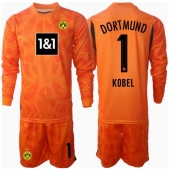 Borussia Dortmund Gregor Kobel #1 Keeper Derde tenue Kids 2024-25 Lange Mouwen (+ broek)