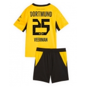 Borussia Dortmund Joey Veerman #25 Thuis tenue Kids 2026-27 Korte Mouwen (+ broek)