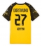 Borussia Dortmund Karim Adeyemi #27 Thuis tenue Dames 2025-26 Korte Mouwen