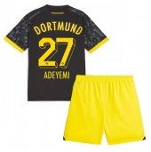 Borussia Dortmund Karim Adeyemi #27 Uit tenue Kids 2023-24 Korte Mouwen (+ broek)