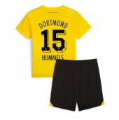 Borussia Dortmund Mats Hummels #15 Thuis tenue Kids 2023-24 Korte Mouwen (+ broek)